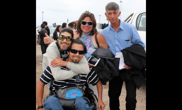 Jordan Menares, Fernando Fuentes, Marta Tapia Vega y Mauricio Cortez.