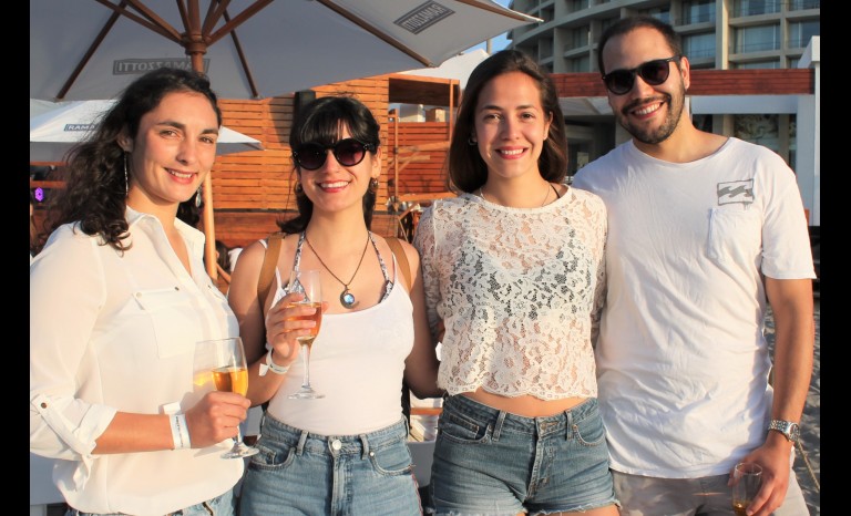 Camila Castro, Constanza Pineda, Macarena Canales y Michel Canales.