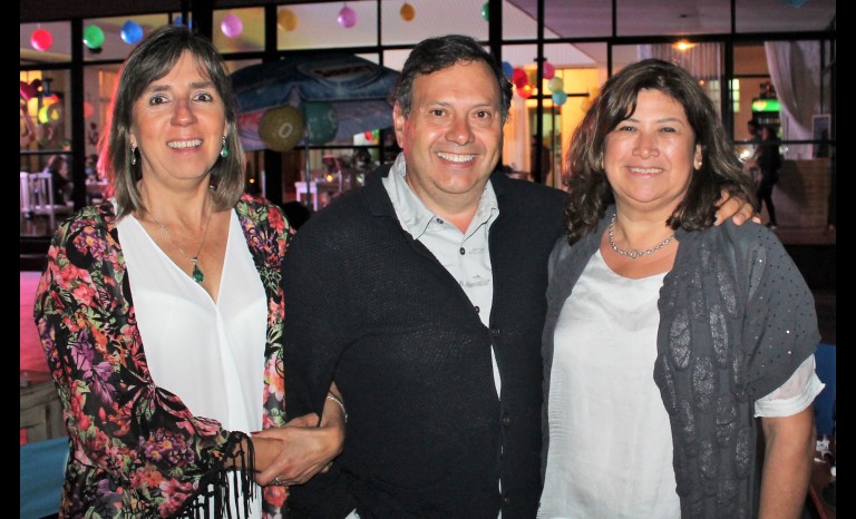 Paulina Marín, Germán Sauma y Ximena Carreño.