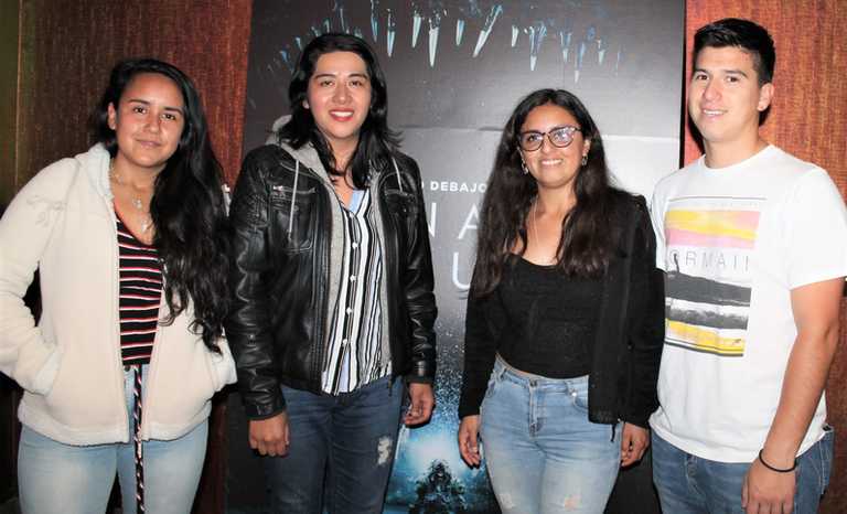 Francisca Herrera, Patricia Hernández, Rosa Campusano y Edgar Lazo.
