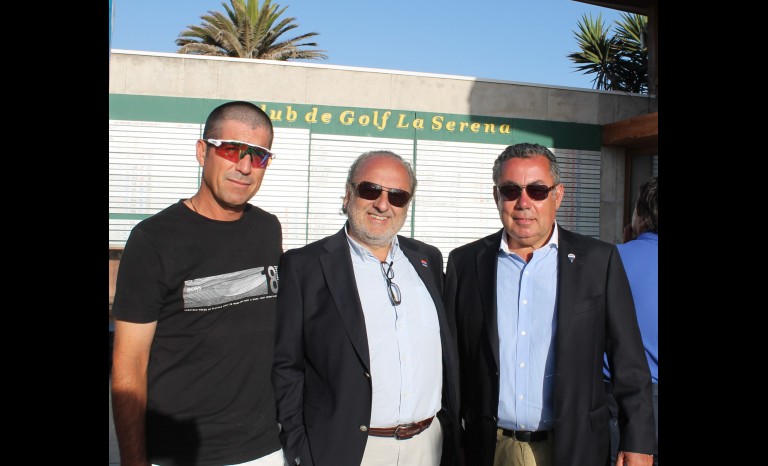 Francisco Valdés, Pedro Harrison y Patricio Aravena.