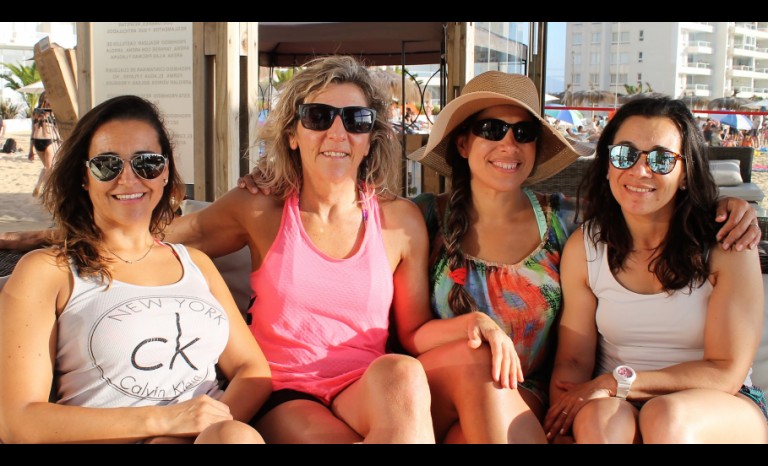 Leyla Espinoza, Conchi Carrillo, Johanna Rivero y Erika Alvarado.