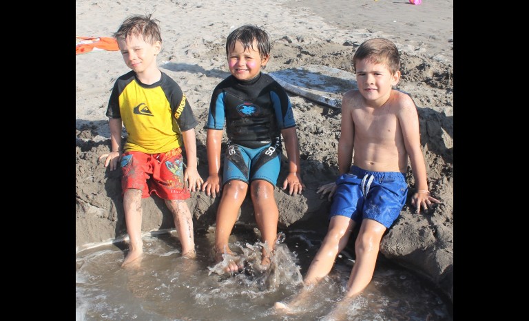 Clemente Díaz, León Saldías y Santiago Broderick.