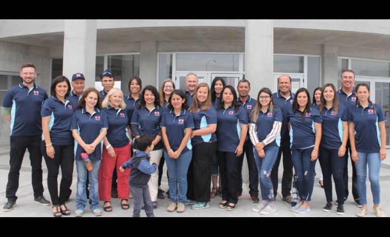Directivos, profesores y administrativos del Lycée Frédéric Mistral La Serena.