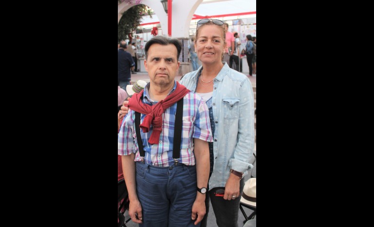 Federico Olivares y Evelyn Martínez.