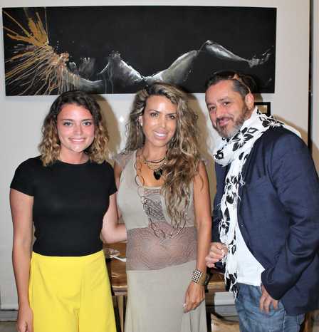 Gabriela Monsalve, Carola Guarachi y Hernán Norambuena.