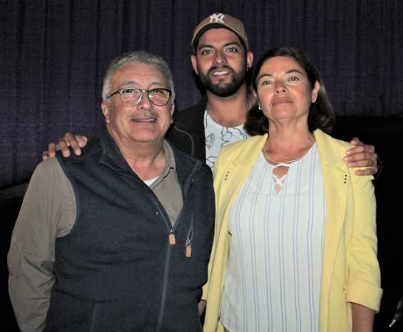 Hernán Torres, Felipe Valdivia y Ana María Godoy.