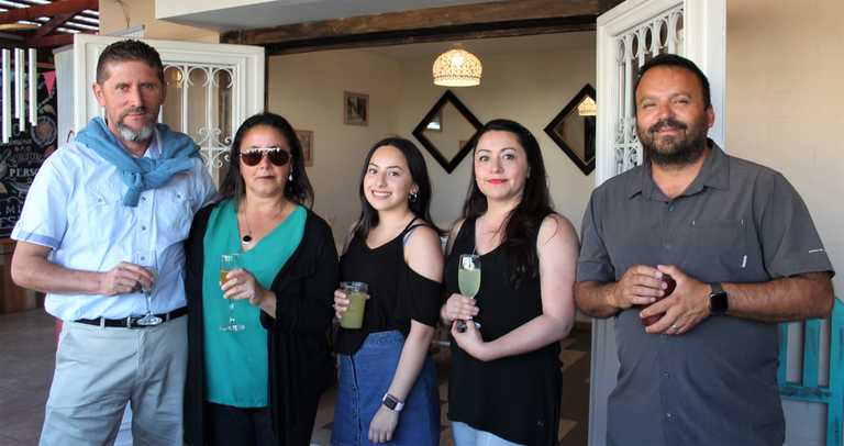 José Cerda, Claudia Barraza, Belén Hernández, Karen Zúñiga y Manuel Hernández.