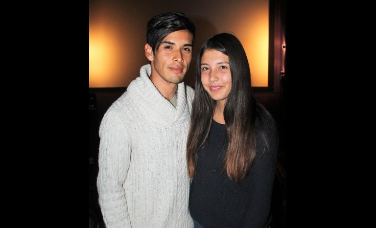 César Gallardo y Daniela Venegas.