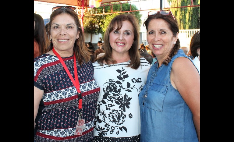 Faridy Soler, Marcela Salinas y Lucía Araya.