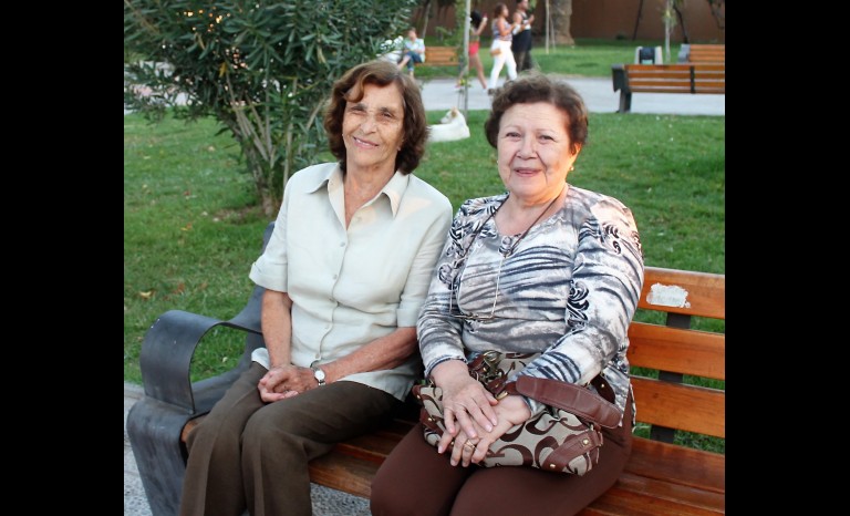 Roda Bauer y Cecilia Rojas.