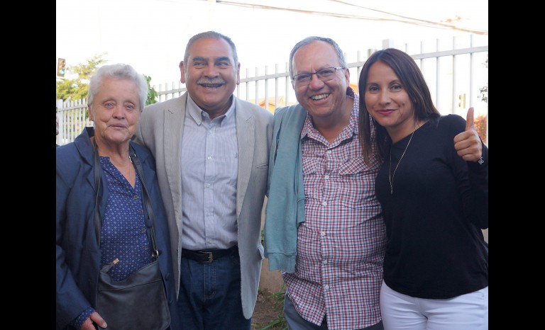 Sonia Montero, Lombardo Toledo, Hernán Guerra y Rudy Rivera.