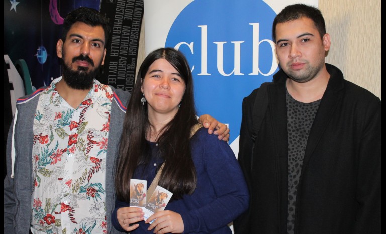 Braulio Morales, Lisset Julia y Raúl Julia.