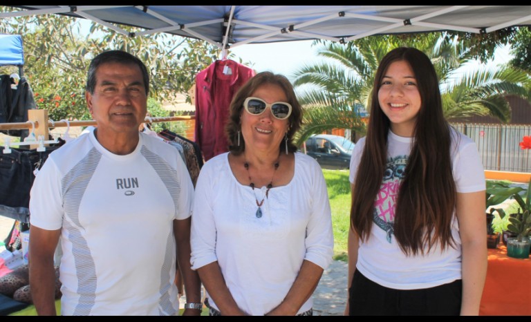 Nelson Díaz, Amanda Zumarán y Sofía Callejas.