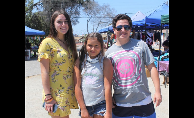 Rafaela Dorochesi, Josefa Saldías y José Vicente Naranjo.