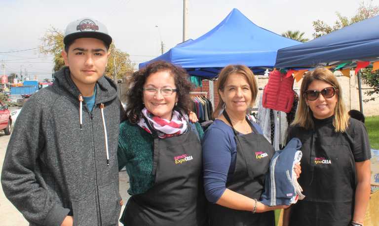 Pablo Ceura, Verónica Díaz, Miriam Tardones y Paola Vergara.