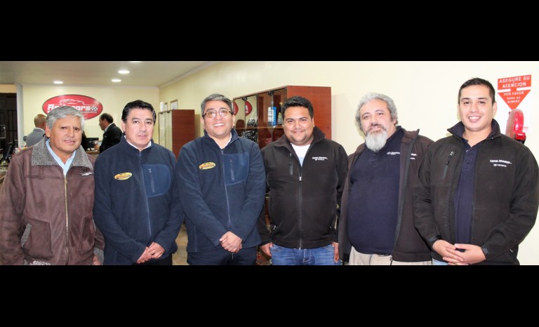José Oviedo, Omar Ramos, Juan Sánchez, Francisco Manques, Eliu Olivares e Iván Guerrero.