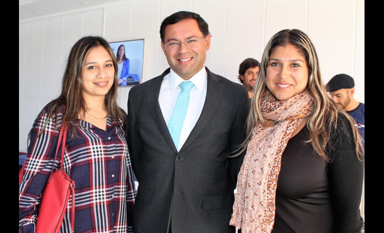 María Jesús Robledo, Carlos Varas y Fabiola Illanes.