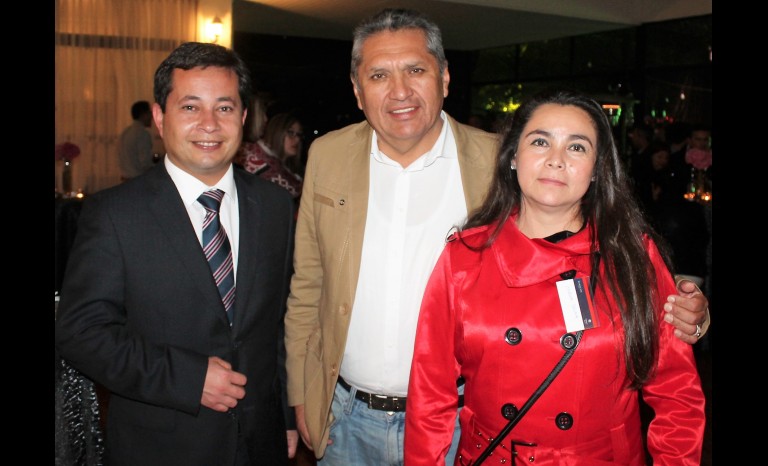 Mario Finschi, David Ramos y Andrea Bruna.