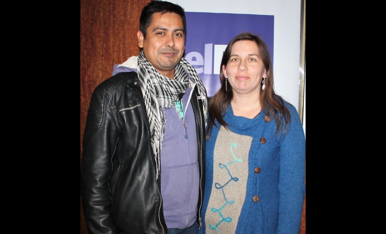 Rodrigo Díaz y Nathaly Campusano.