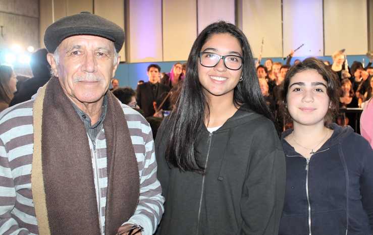 Hernán Álvarez, Francisca Munizaga y Tamara Esquivel.