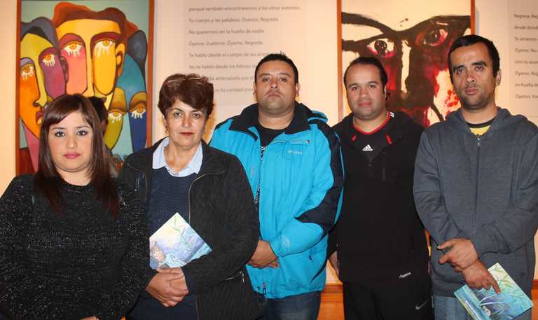 Natalia Parra, Patricia Maldonado, Jeffrey Becerra, Fabián Lema y Luis Bozo.