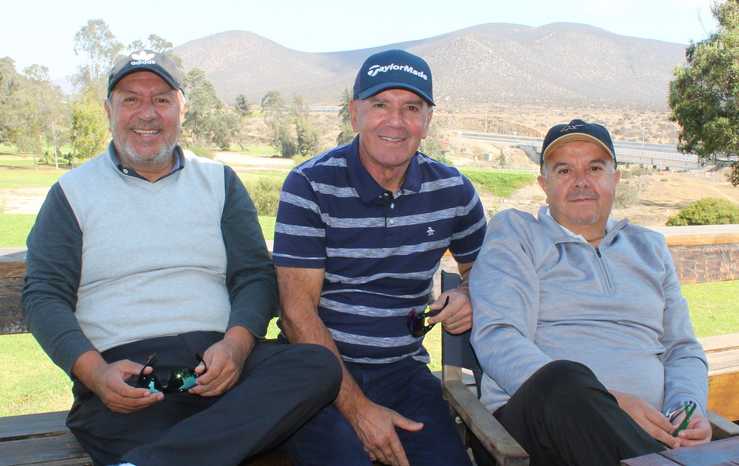 Óscar Leiva, Felipe Obrador y Danilo Queirolo.