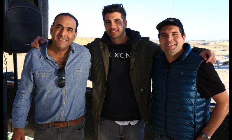 Gonzalo Achelat, Mario Velasco y Juan Enrique Prohens.