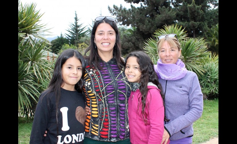 Koral Chamorro, Walkiria Estay, Mara Chamorro y Cecilia Verdejo.