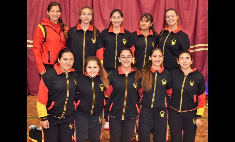 Colegio Alemán de La Serena y su profesora Faride Munizaga.