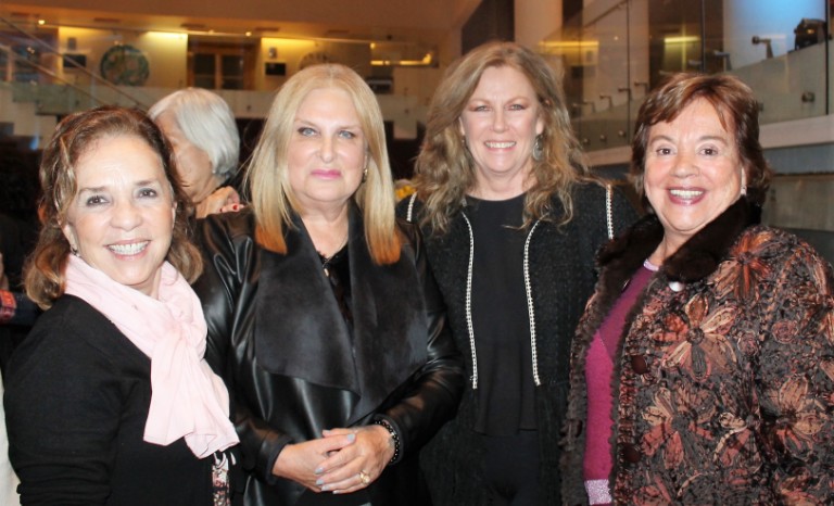 Elisa González, Caryme Buale, Deborah Campbell y Patricia Iñiguez.