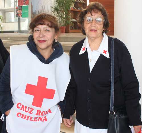 Irma Herrera y Esmilda Carvajal.
