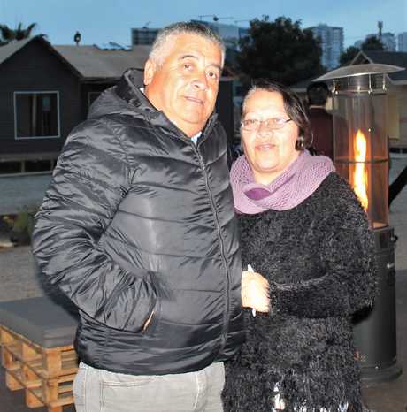 Jaime Casanga y Patricia Cortés.