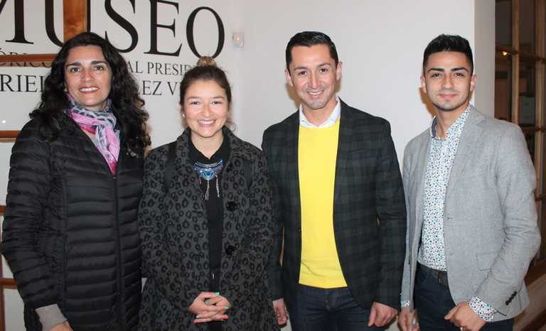 María Inés Godoy, Camila Rojas, Arnoldo Aliaga y Francisco Navarrete.