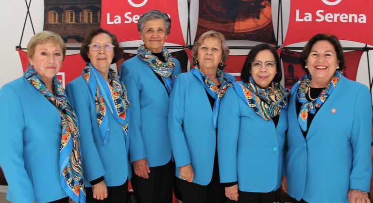 Nancy Araya, Edita Hormazábal, Norma Gregorat, Orieta Vivar, María Celedón y Danta Tabilo.