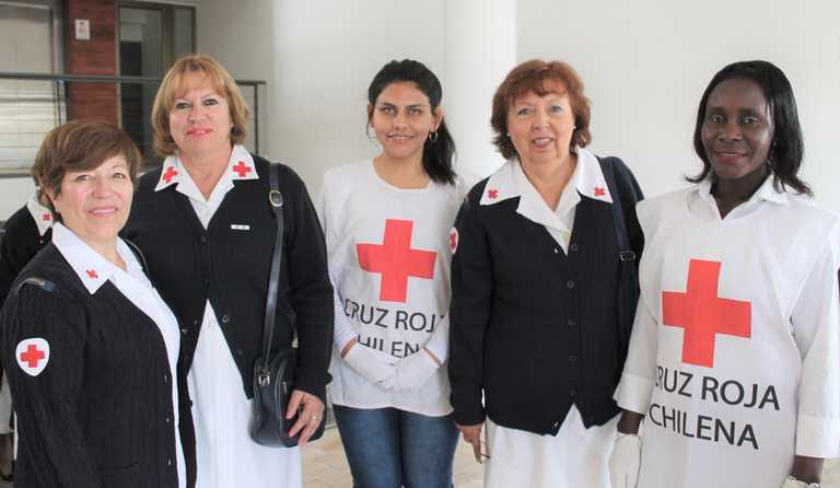 Nancy Gallardo, Glenda Silva, Pía Papic, Soledad Cuadra y Mildred Myangeso.
