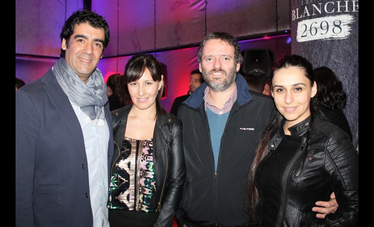 José Miguel Campbell, Paula Rojas, Nicolás Puga y Pamela Contreras.