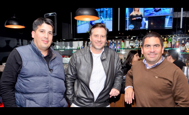 Rubén Darío Muñoz, Pedro Chiminelli y Pedro Santuber.