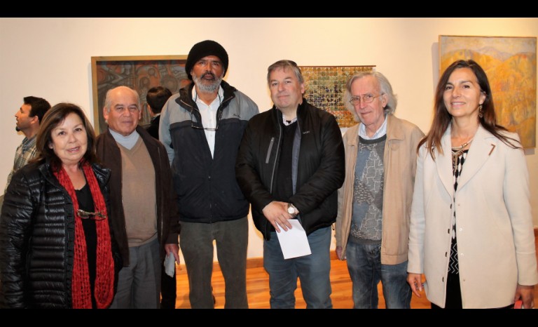 Ana Rodríguez, Luis Rivera Pinto, Hernán Godoy, Juan Luis Caradeuc, Manolo Sirera y Filomena Baeza.