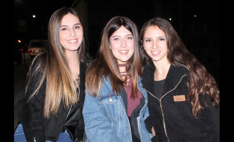Consuelo Moreno, Mijal Dueñas y Francisca Rojas.