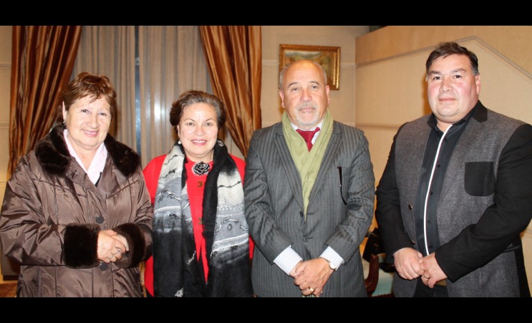 Daysi Pizarro, Rosa Pinto, Mario Araya y José Bonilla.