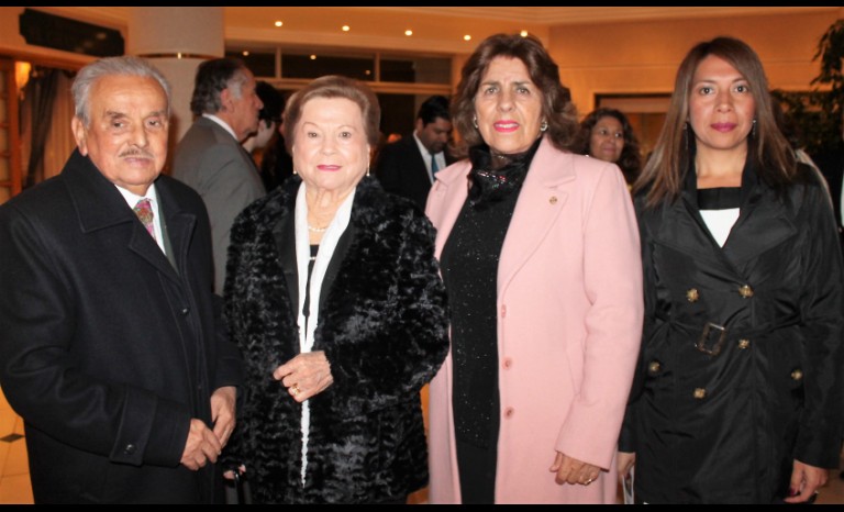 Omar Jara, Olga Rivera, Nohelfa Oyarce y Marcela Aguilera.