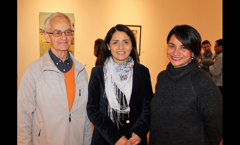 Peter Gorman, Florencia Lagos y Carmen Zamora.