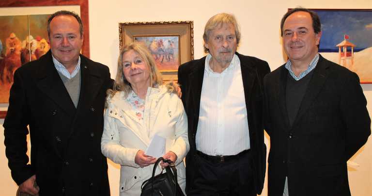 Hugo García, Marigen Ceroni, Cristian Castro y José Miguel Zavala.