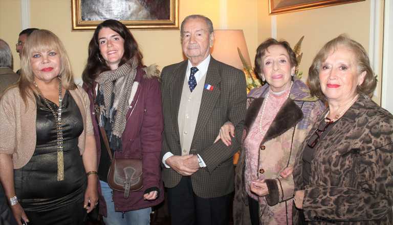 Mónica Buigley, Marie Elhuyar, Arsenio Astudillo, Norma Cuello y Benny Méndez.