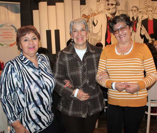 Silvia Herrera, María Teresa Augier y Silvia Ortiz.