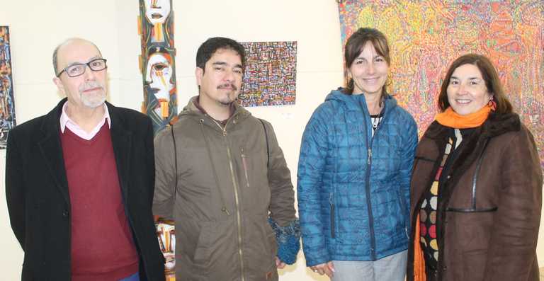 Tomás Castillo, Jaime Hernández, Filomena Baeza y Lucía Bolados.