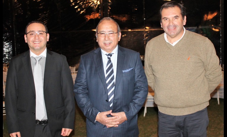 Claudio Rivera, Rubén Rivera y Marcos Carrasco. 