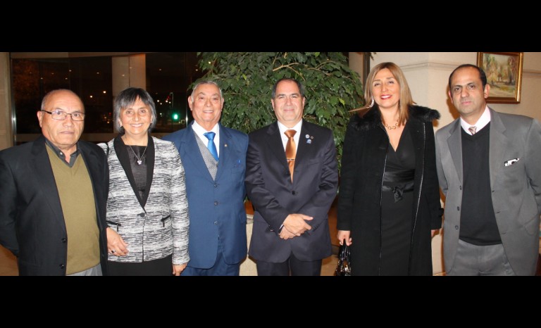 Patricio Cortés, Marisol Ortega, Alfonso López, Ariel Álvarez, Caren Iglesias y Rubén Báez.   