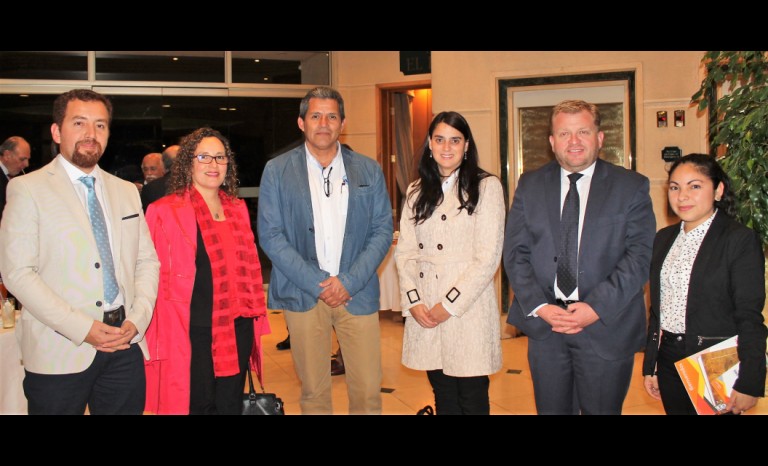 Claudio Galdavini, Carolina Gajardo, Luis Flores, María Luisa Velasco, Cristian Martínez y Yanira Marín.